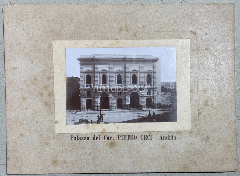 Puglia   Antica Rara Fotografia   Andria   Palazzo Ceci   Fotografo Faggella   Barletta