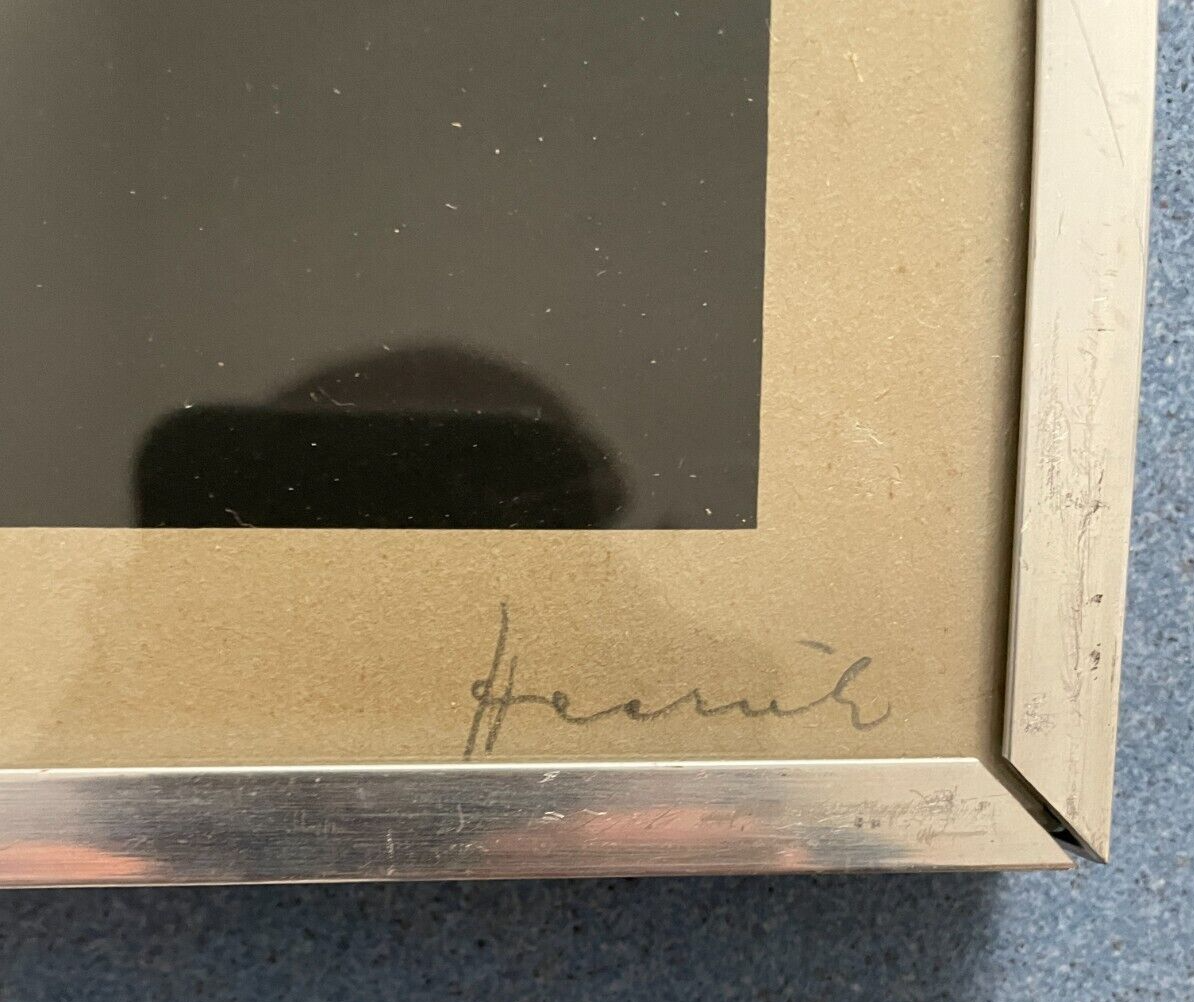 Arte Moderna Informale Di Erwin Heerich   Grafica Firmata