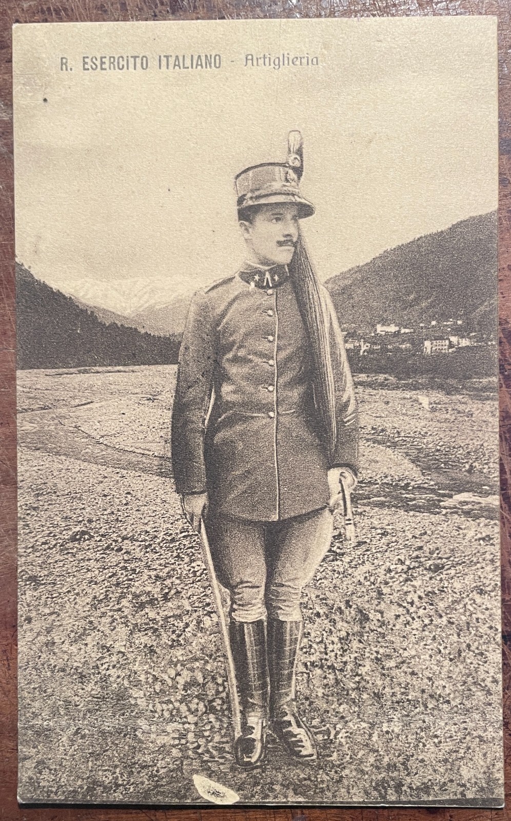 Militaria: Esercito Italiano, Artigliere In Divisa. Cartolina Antica Da Collezione
