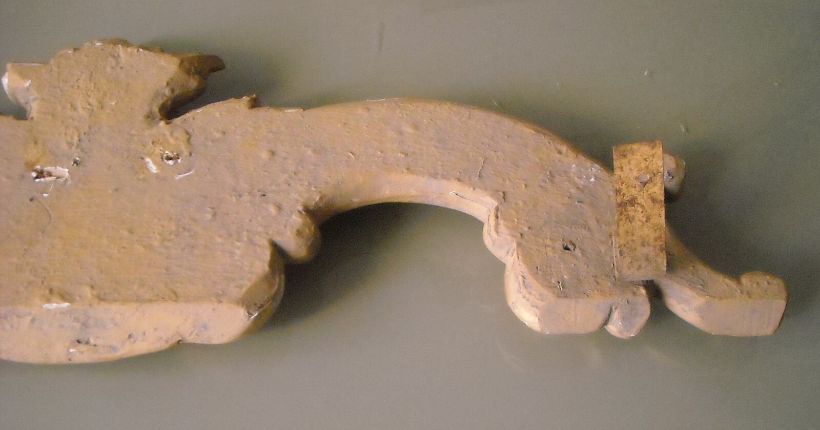 Cimasa Antica In Legno Dorato Per Cornici E Specchiere