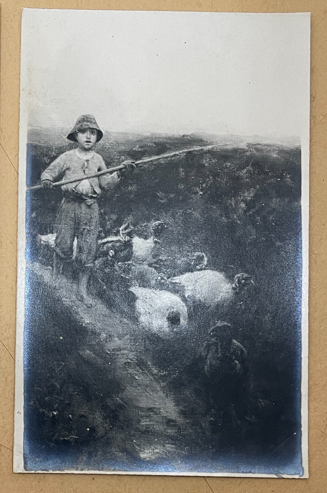 Abruzzo, Arte E Fotografia: Tre Foto Cartoline Dell'Artista Francesco Paolo Michetti