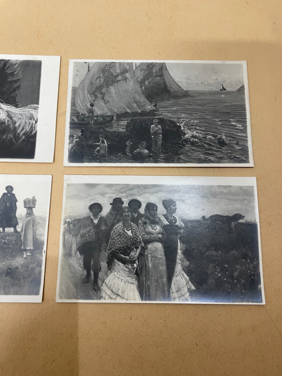 Abruzzo, Arte E Fotografia: Artista Francesco Paolo Michetti 4 Foto Cartoline