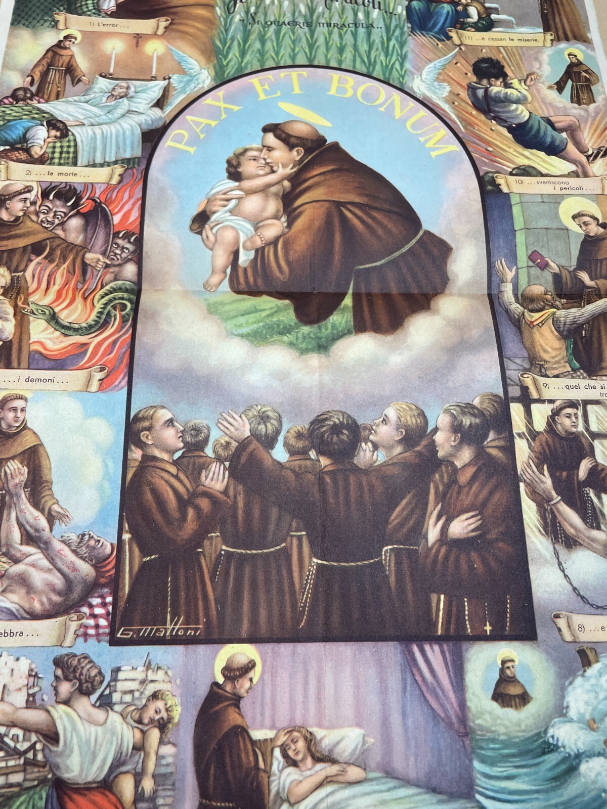 Stampa Popolare Devozionale   Francescanesimo   S. Antonio Da Padova   Miracoli