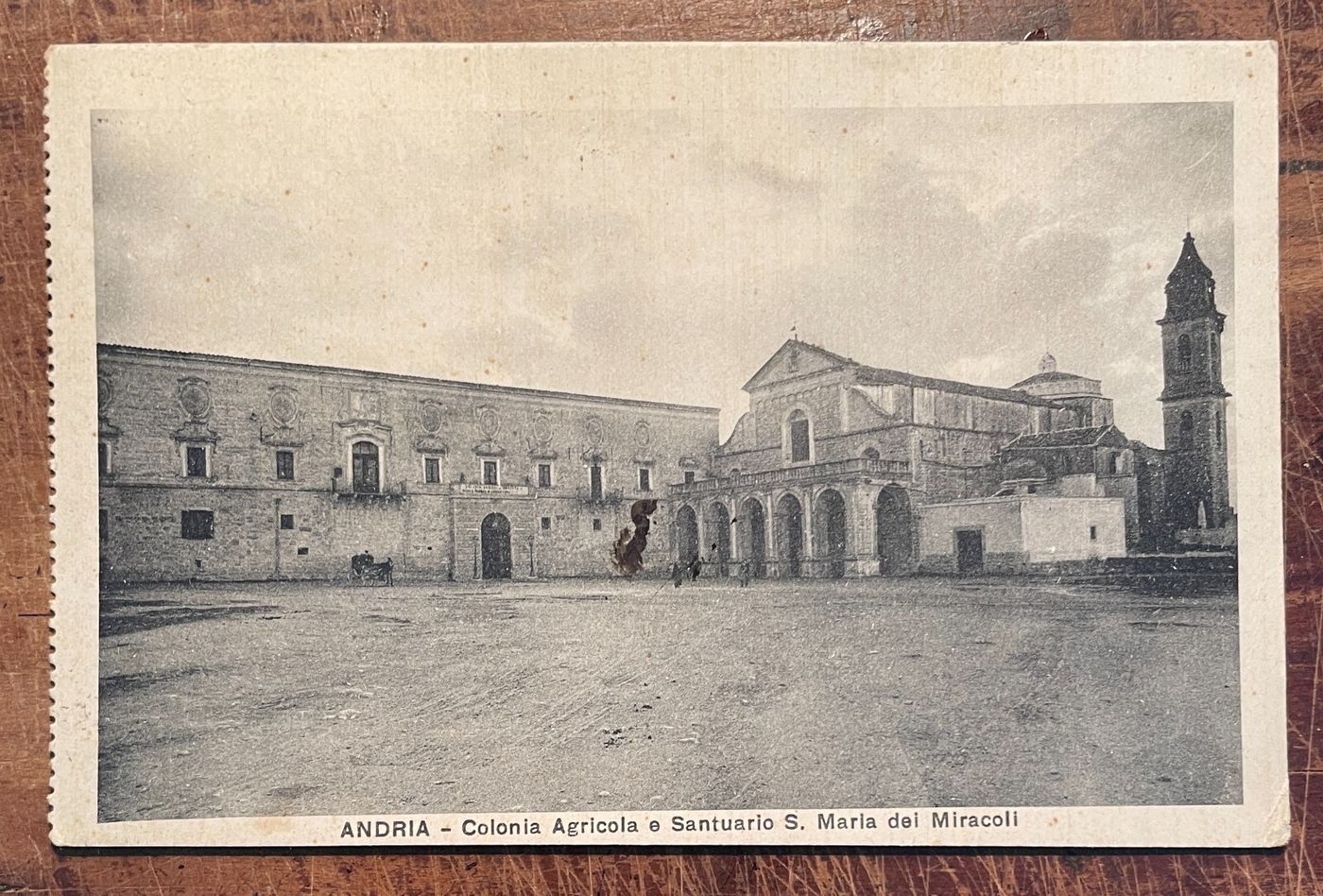 Puglia, Andria, Colonia Agricola, Santuario Madonna Dei Miracoli, Filatelia, Balilla