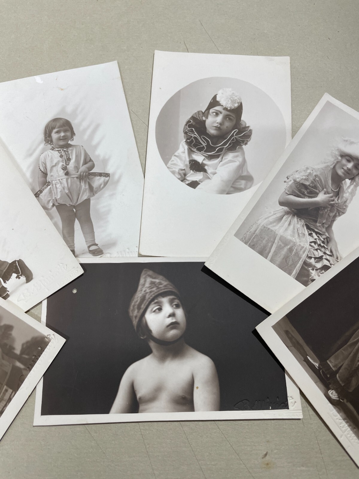 Costumi Di Carnevale, Fotografie d'Epoca, Livorno, Fotografo Miniati, Raro Insieme