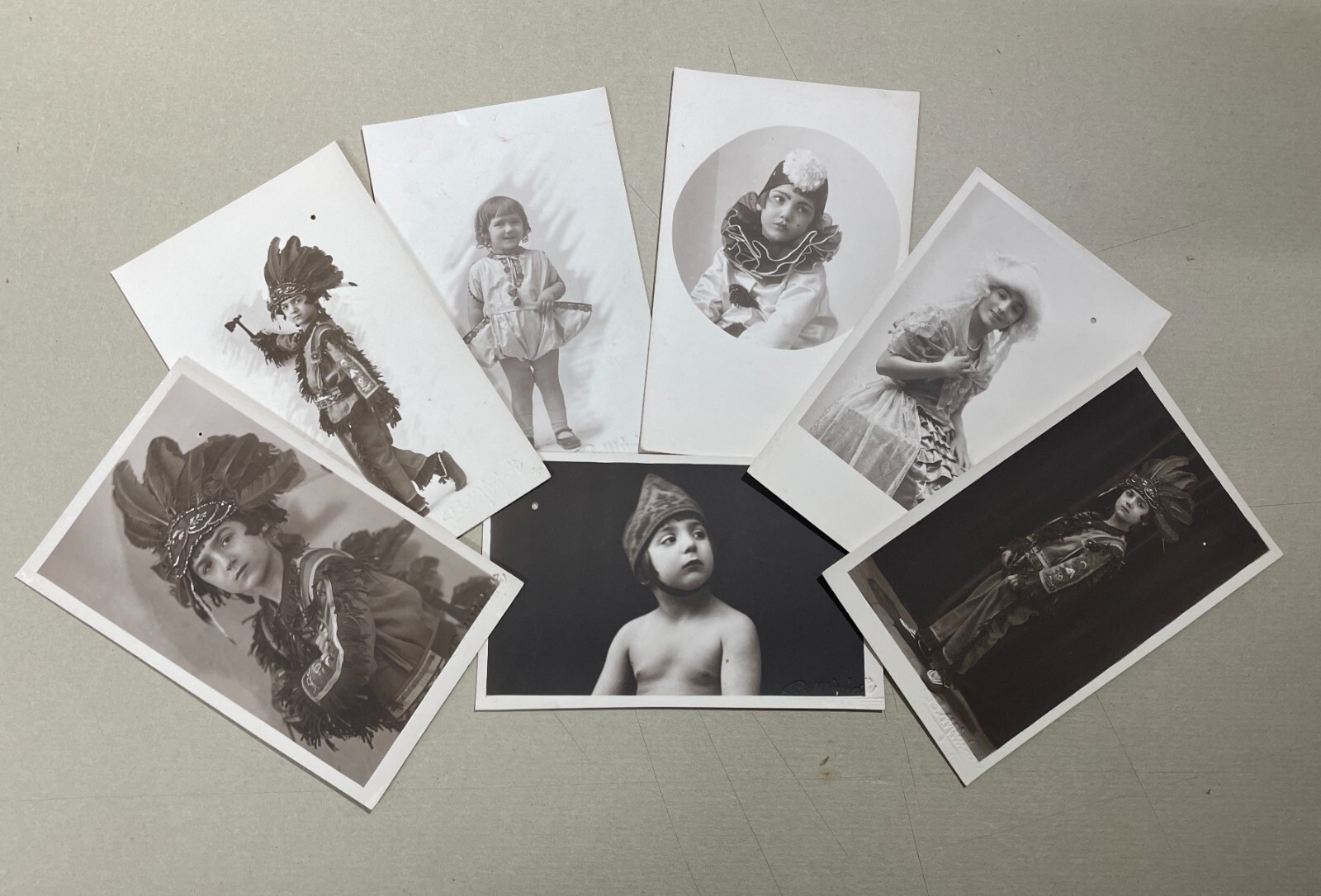 Costumi Di Carnevale, Fotografie d'Epoca, Livorno, Fotografo Miniati, Raro Insieme