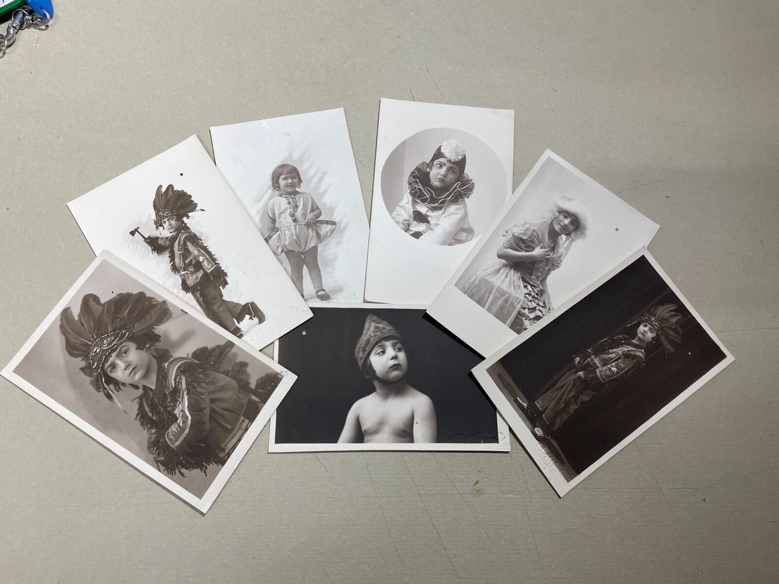 Costumi Di Carnevale, Fotografie d'Epoca, Livorno, Fotografo Miniati, Raro Insieme