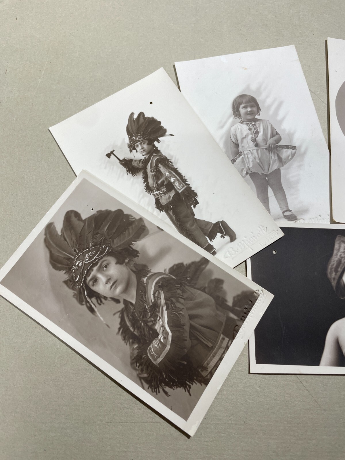 Costumi Di Carnevale, Fotografie d'Epoca, Livorno, Fotografo Miniati, Raro Insieme