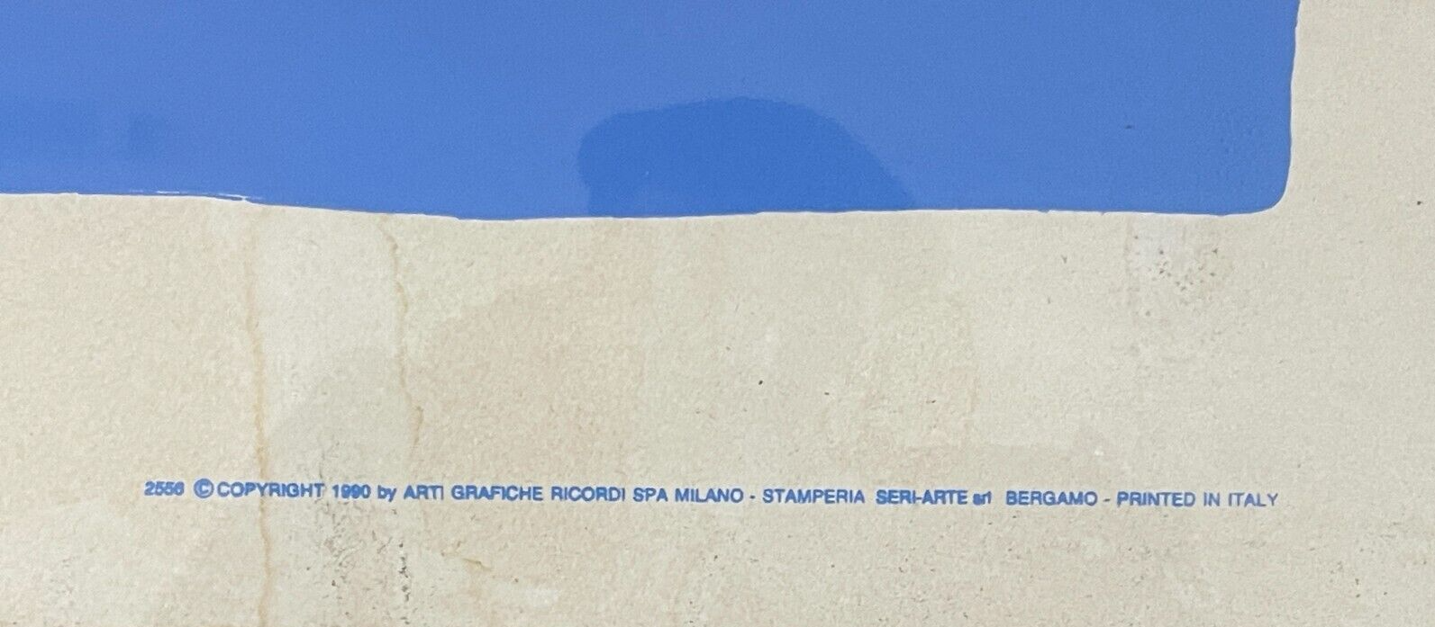 Arte Contemporanea   Grande Grafica Policroma   Samurai   Artista Renzo Nucara   1990