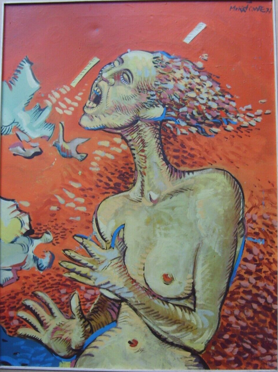 Elettra: Dipinto Ad Olio Su Tela Di Edoardo Morricone, 1971