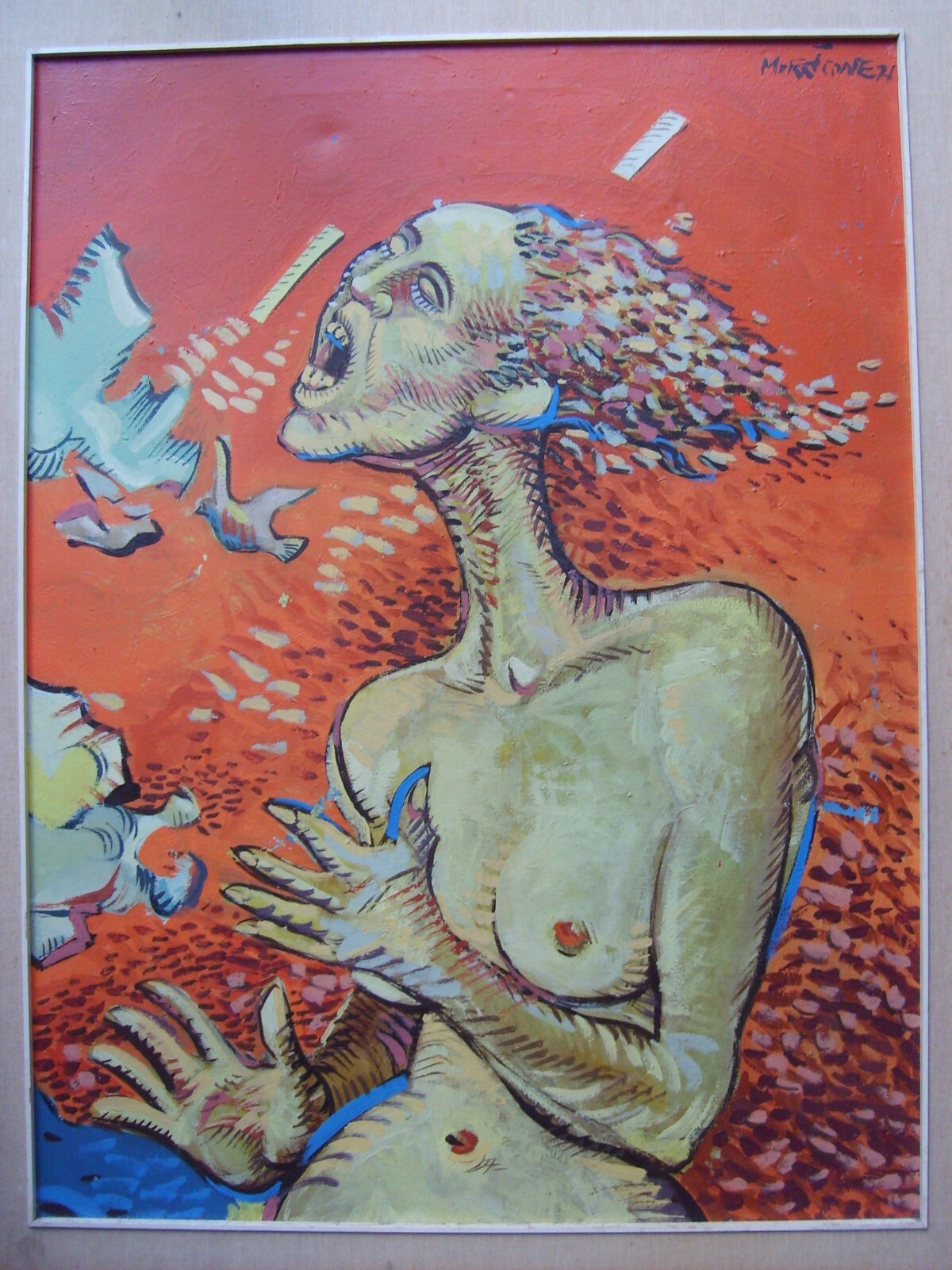 Elettra: Dipinto Ad Olio Su Tela Di Edoardo Morricone, 1971