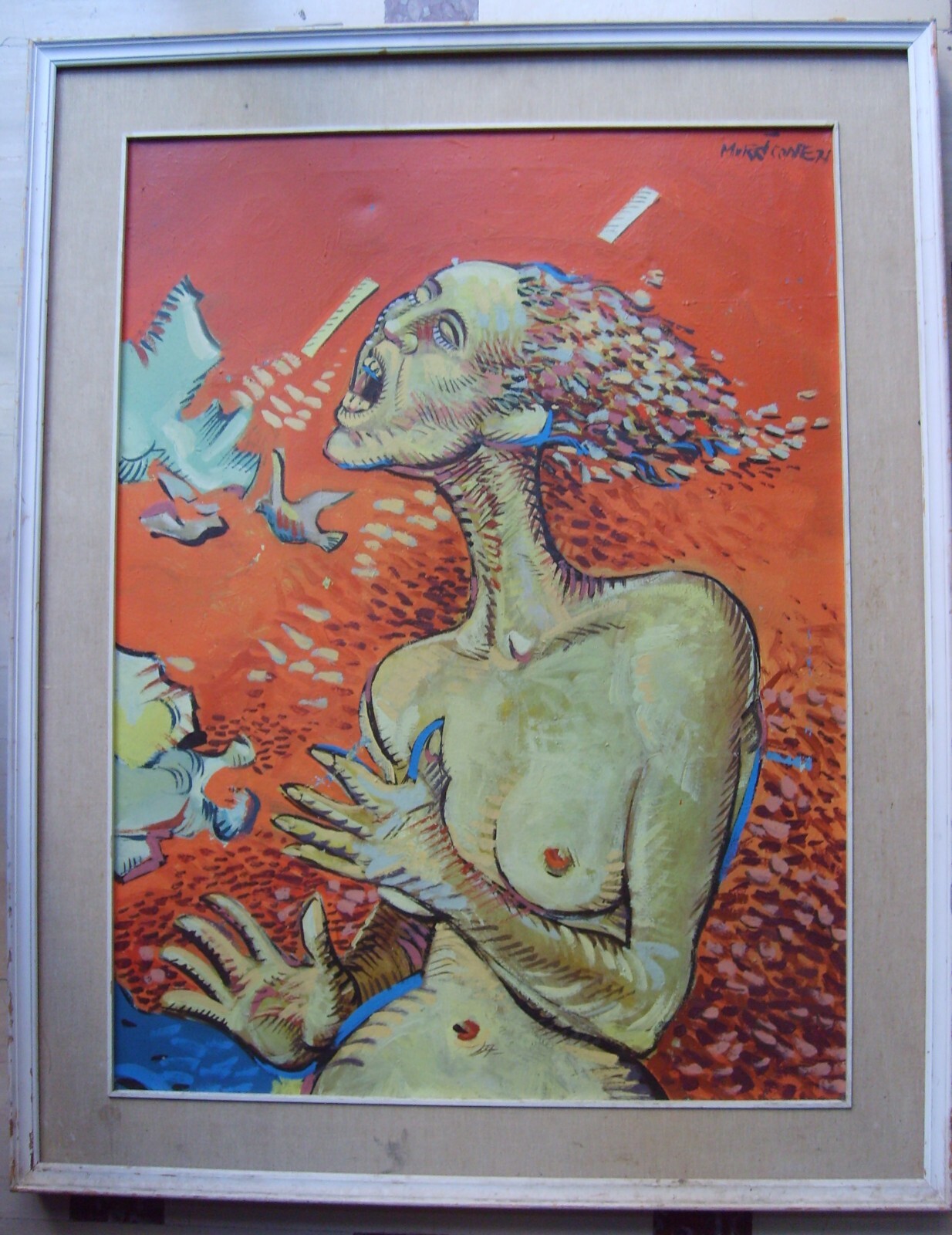 Elettra: Dipinto Ad Olio Su Tela Di Edoardo Morricone, 1971