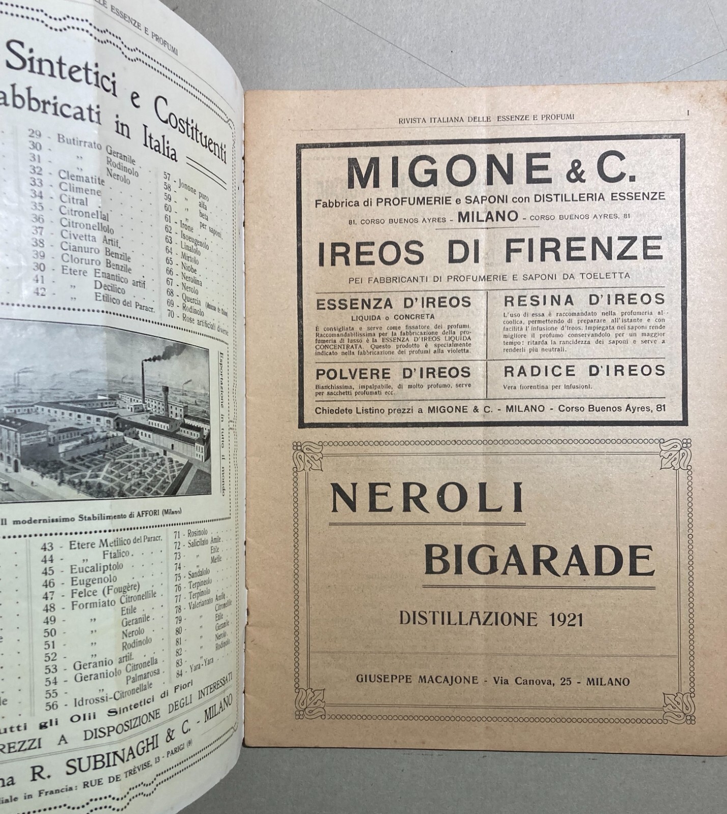 Rivista Italiana Delle Essenze E Profumi: Periodico Illustrato Di Chimica E Profumeria, 1921