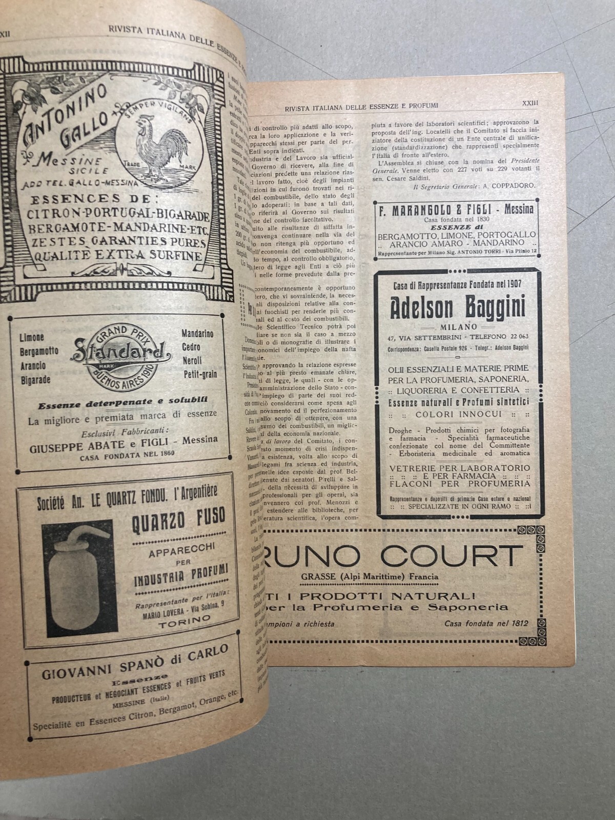 Rivista Italiana Delle Essenze E Profumi: Periodico Illustrato Di Chimica E Profumeria, 1921