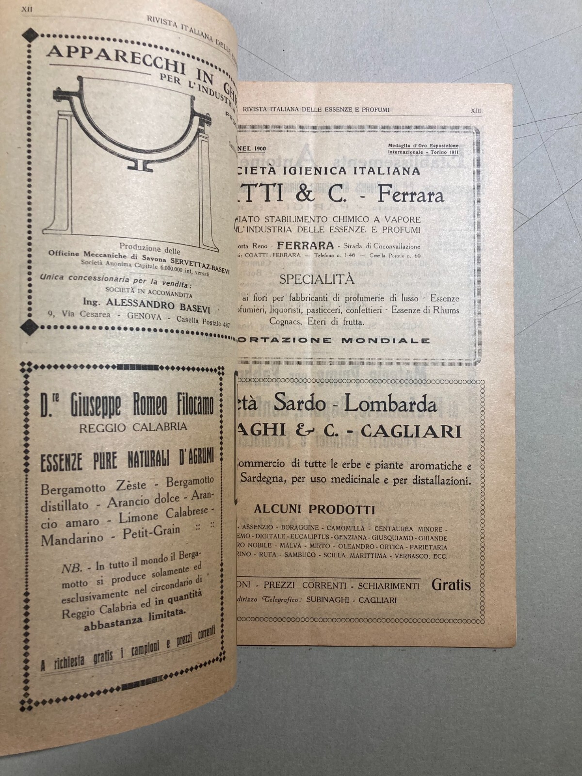 Rivista Italiana Delle Essenze E Profumi: Periodico Illustrato Di Chimica E Profumeria, 1921