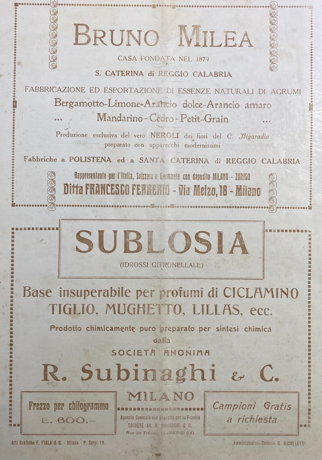Rivista Italiana Delle Essenze E Profumi: Periodico Illustrato Di Chimica E Profumeria, 1921