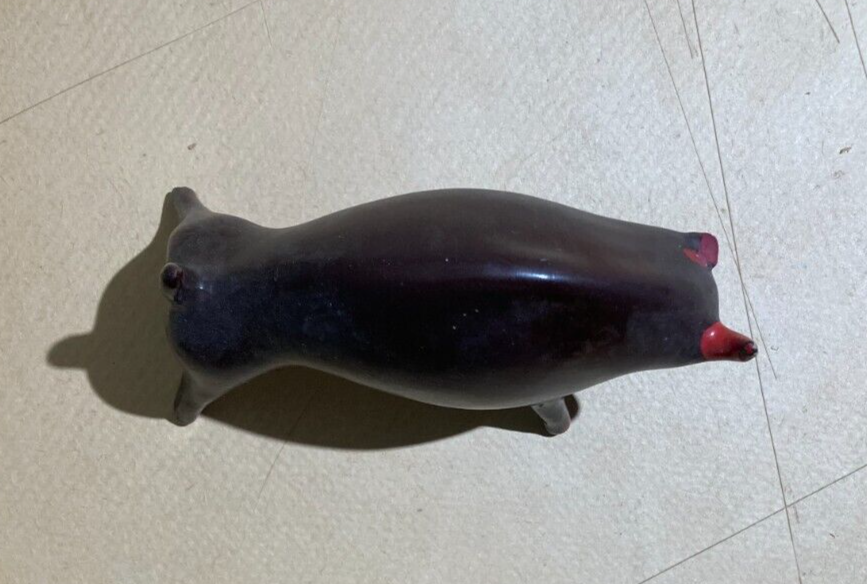 Stilizzata Figura Taurina In Ceramica Decorativa