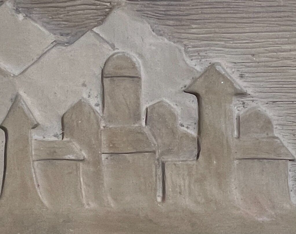Veduta Architettonica Artistica, Scultura In Terracotta Firmata
