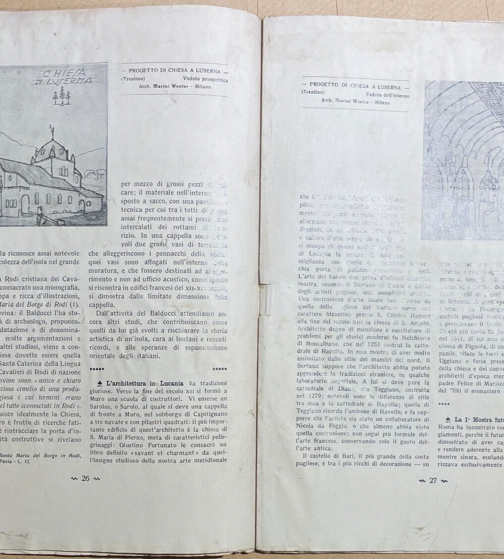 L'Artista Moderno: Rivista d'Arte Pura Ed Applicata, Torino, 25 Gennaio 1934
