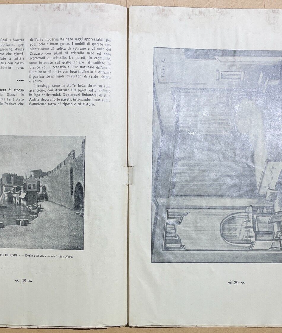 L'Artista Moderno: Rivista d'Arte Pura Ed Applicata, Torino, 25 Gennaio 1934