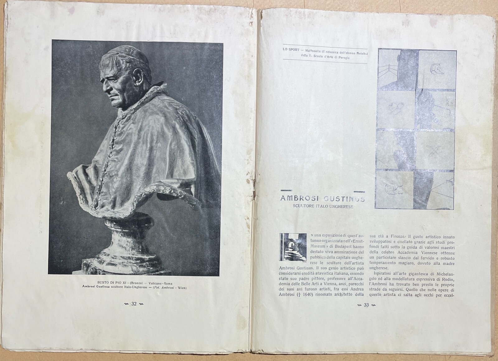 L'Artista Moderno: Rivista d'Arte Pura Ed Applicata, Torino, 25 Gennaio 1934