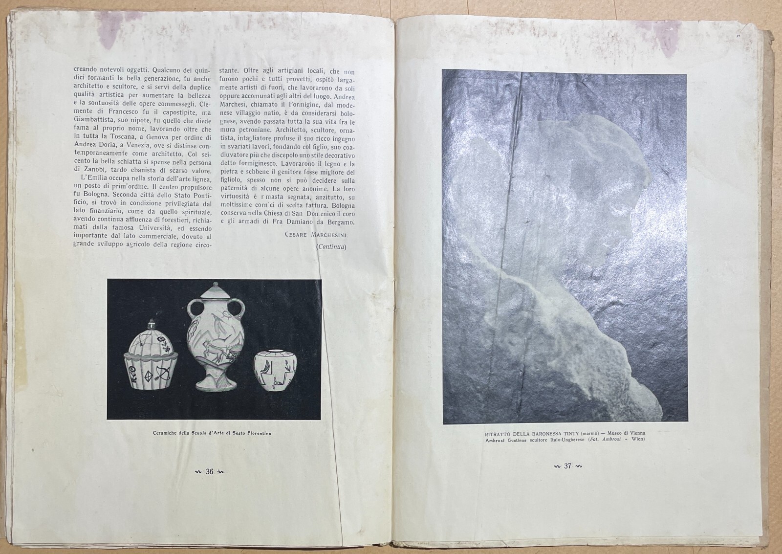 L'Artista Moderno: Rivista d'Arte Pura Ed Applicata, Torino, 25 Gennaio 1934