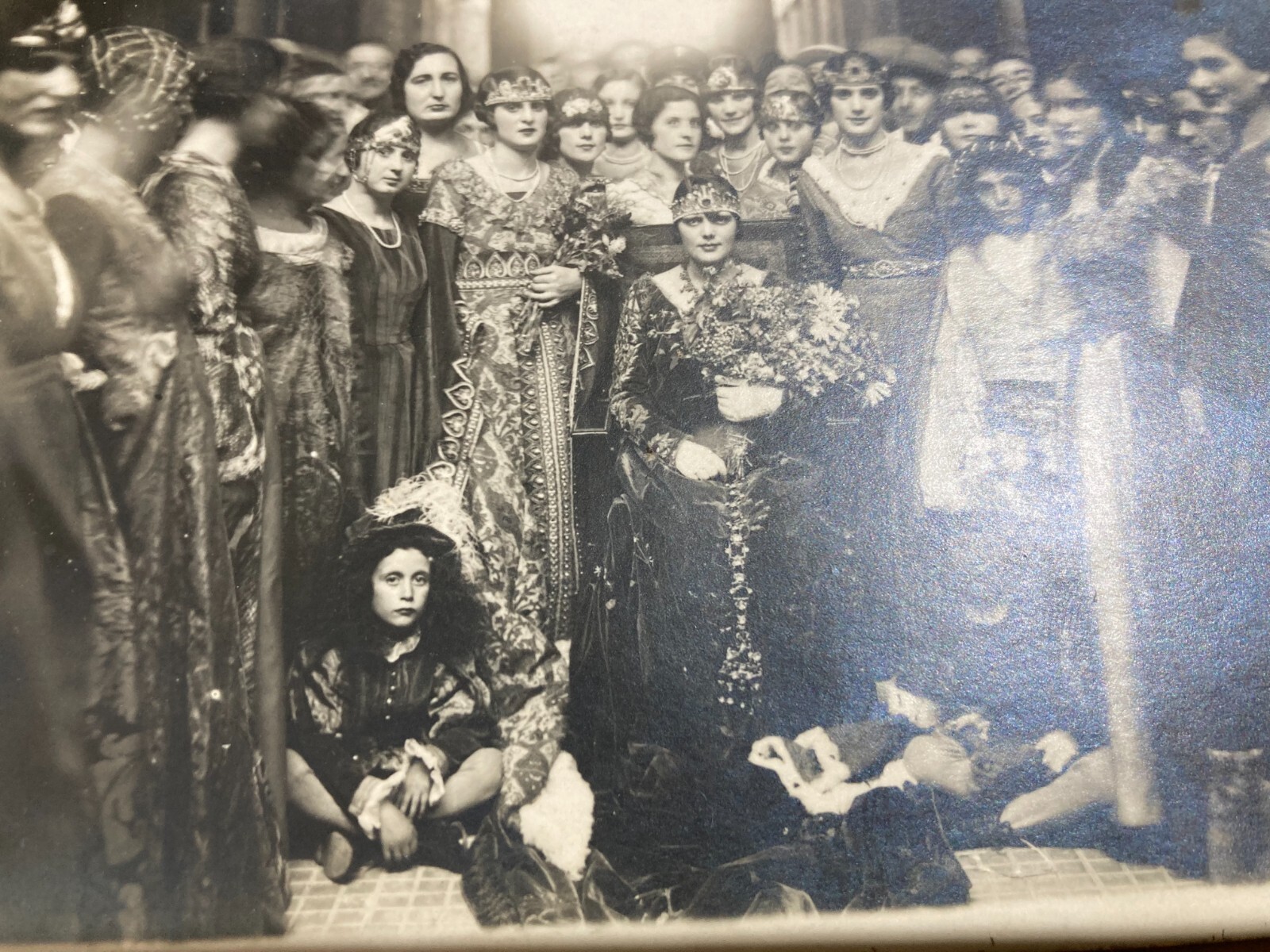 Montecatini Terme, Elezione Della Reginetta. Antica Fotografia d'Epoca Da Collezione