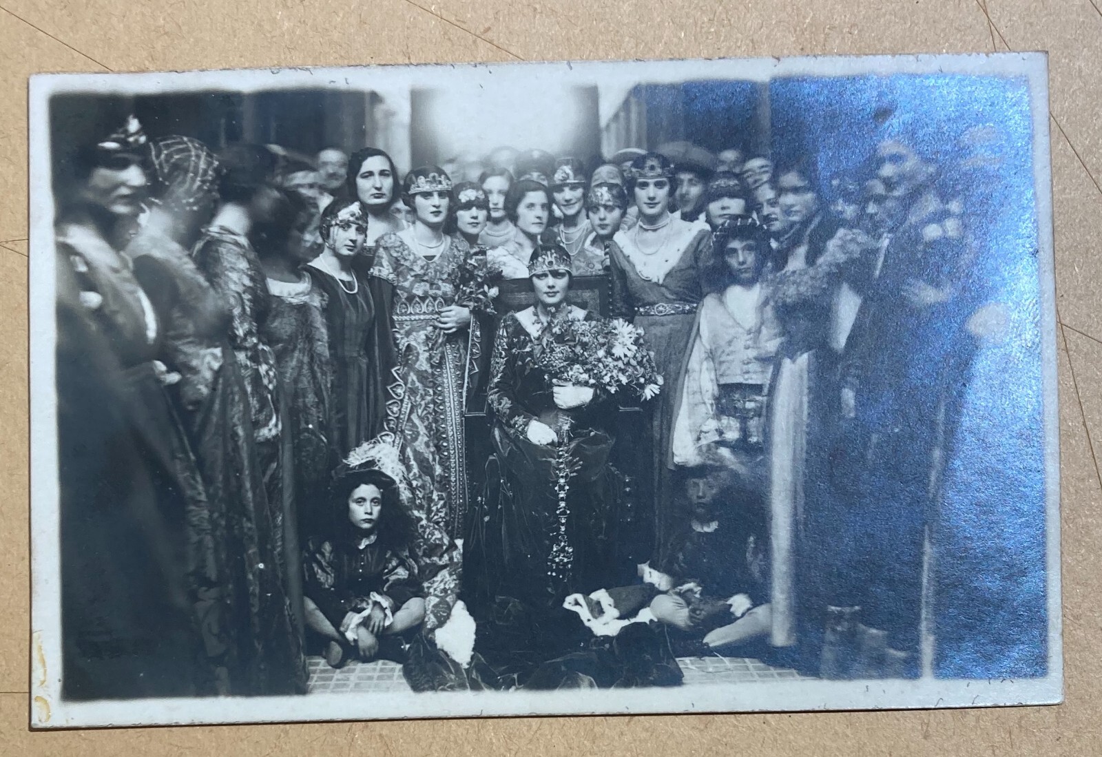 Montecatini Terme, Elezione Della Reginetta. Antica Fotografia d'Epoca Da Collezione