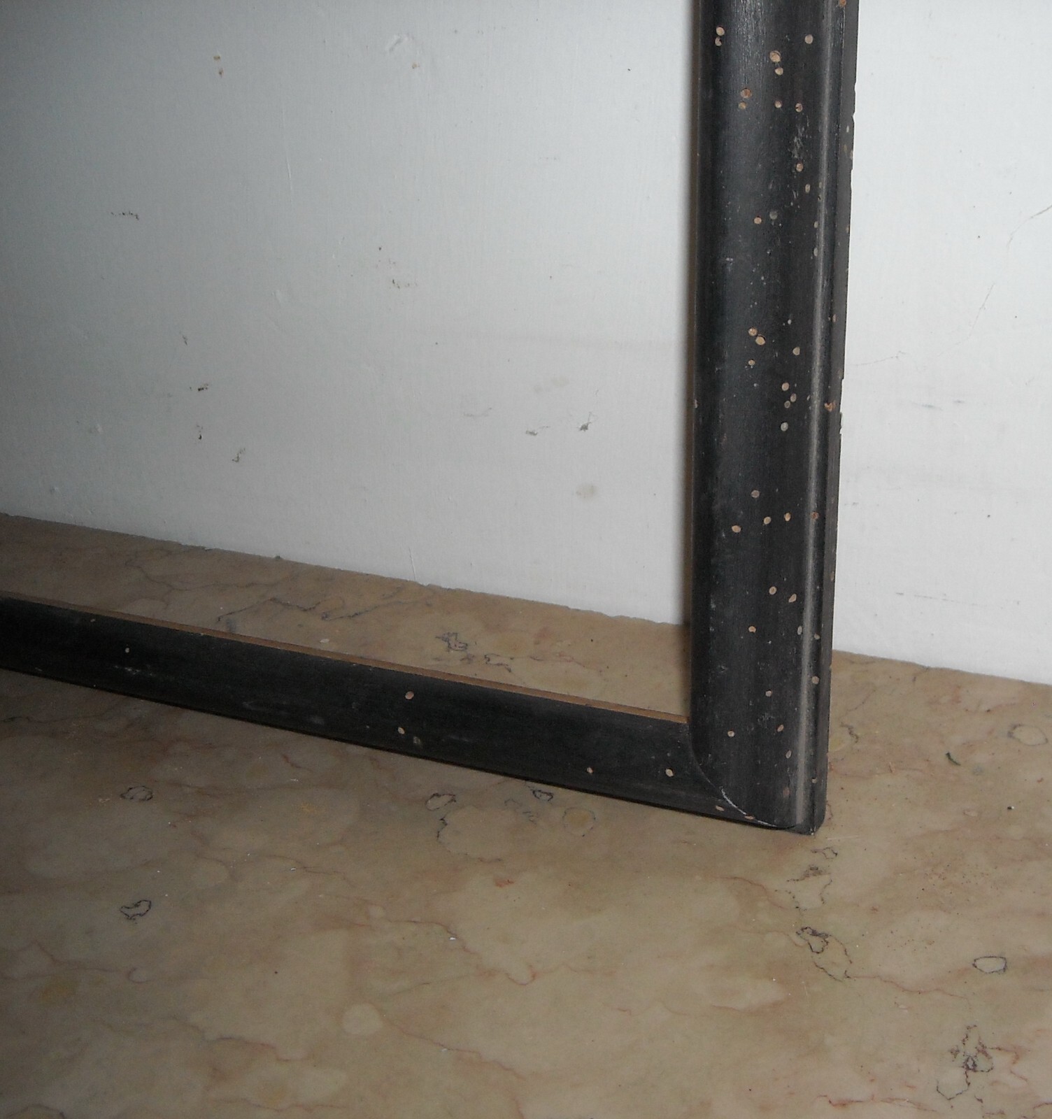 Cornice Antica In Legno Ebanizzato