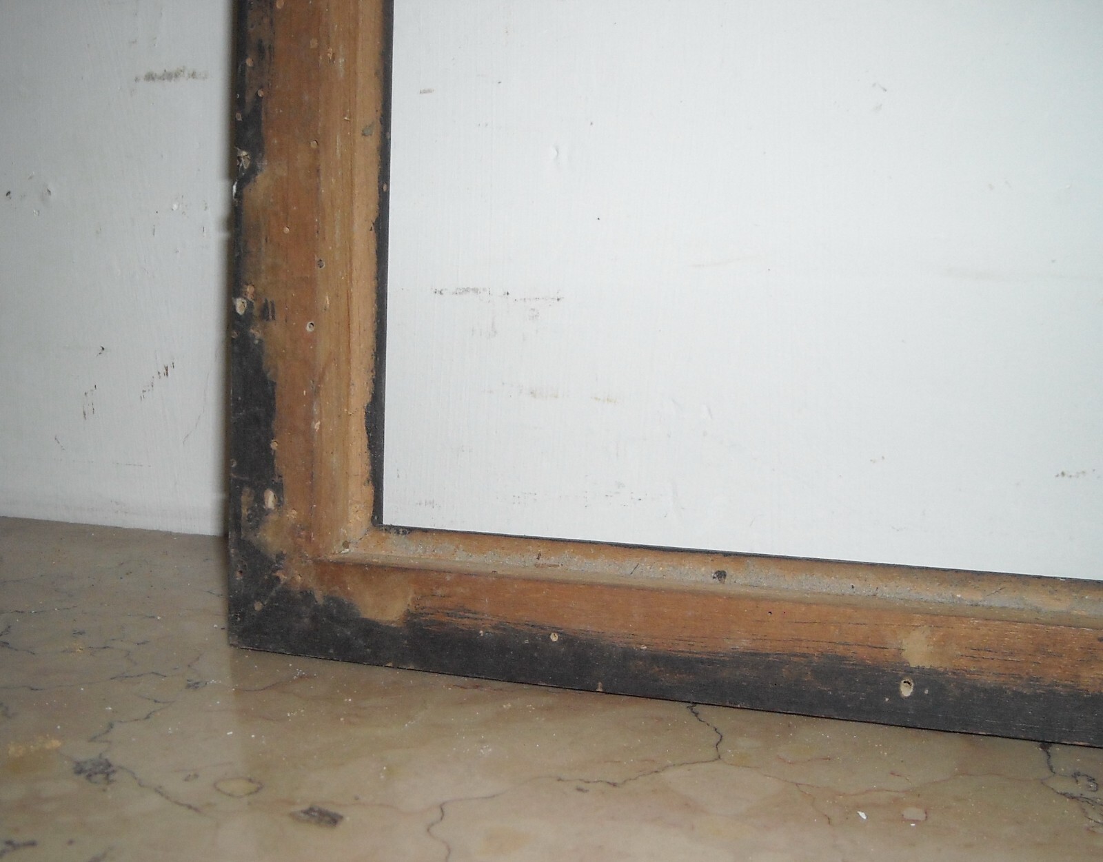 Cornice Antica In Legno Ebanizzato