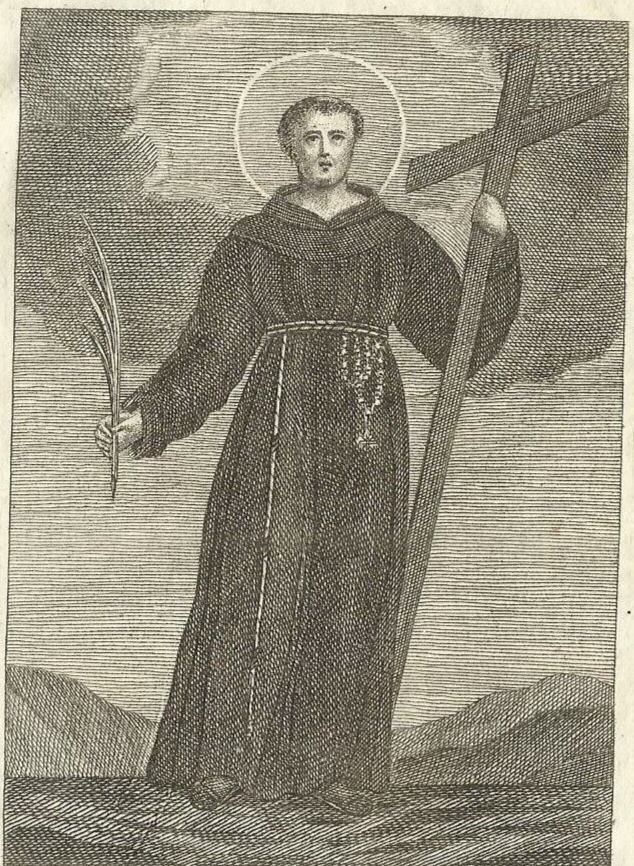 San Diego   Raffigurazione Devozionale   Stampa Popolare Napoletana