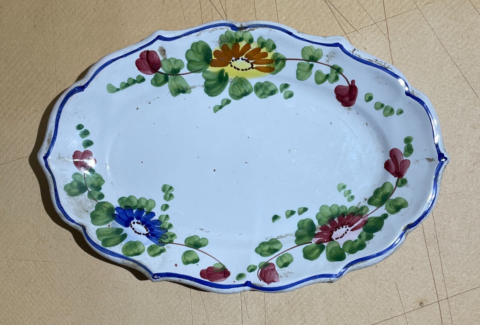 Abruzzo, Ceramiche Decorative E Da Collezione, Ceramista Pardi, Castelli, Decoro Floreale
