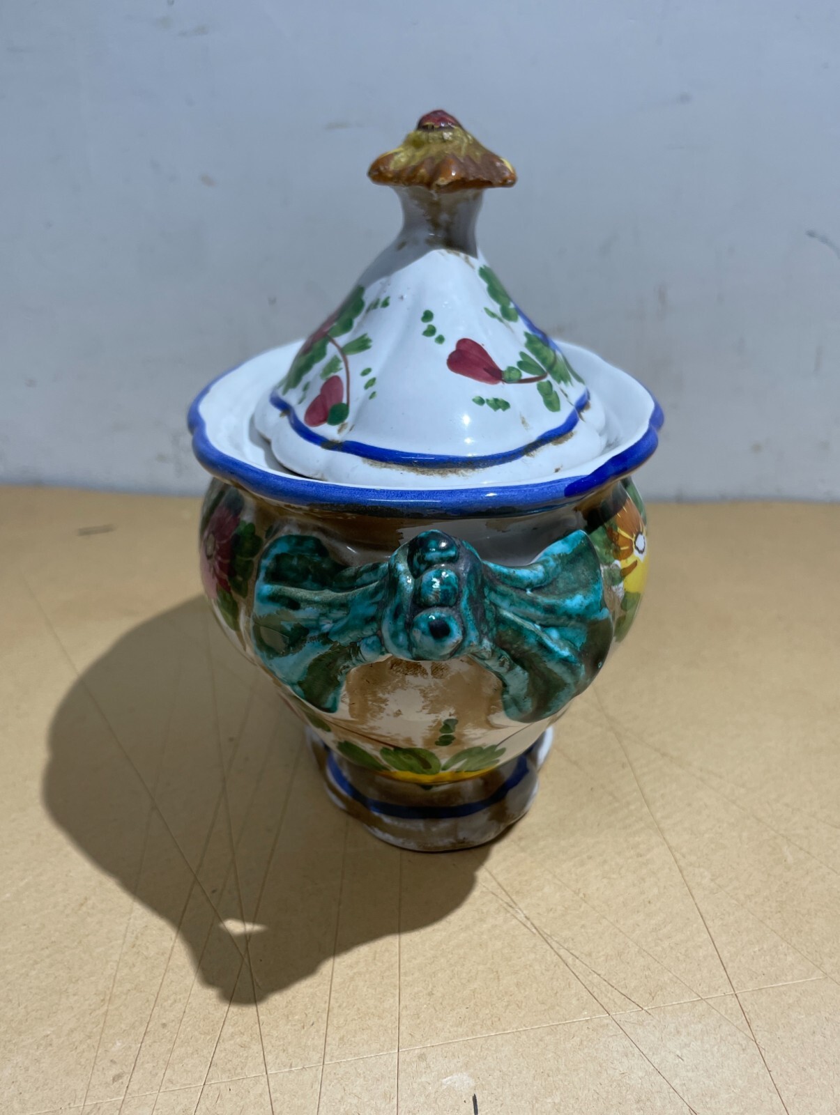 Abruzzo, Ceramiche Decorative E Da Collezione, Ceramista Pardi, Castelli, Decoro Floreale