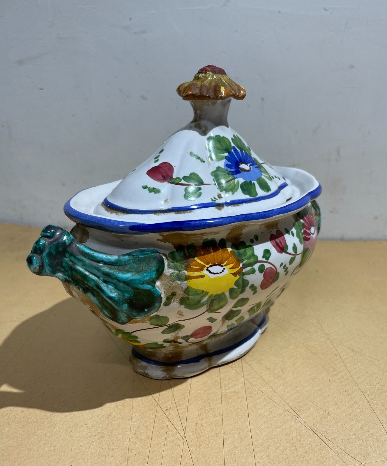 Abruzzo, Ceramiche Decorative E Da Collezione, Ceramista Pardi, Castelli, Decoro Floreale