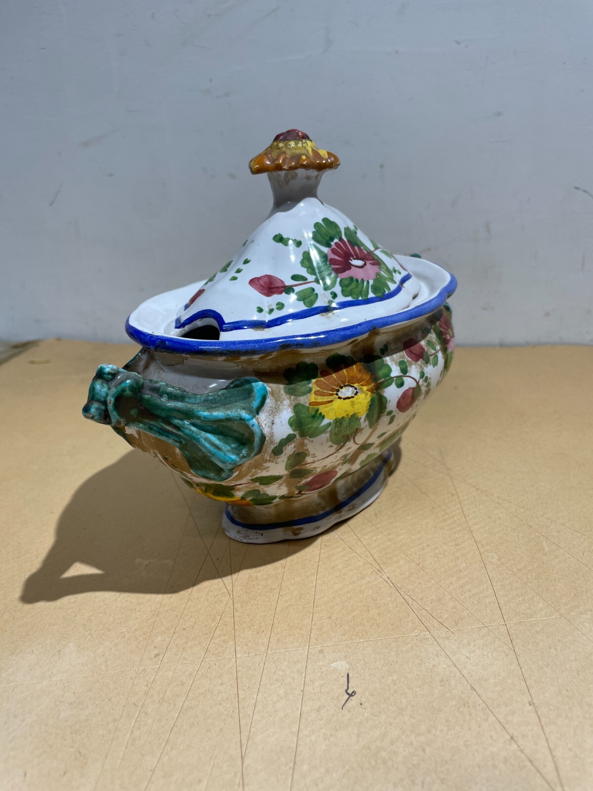 Abruzzo, Ceramiche Decorative E Da Collezione, Ceramista Pardi, Castelli, Decoro Floreale