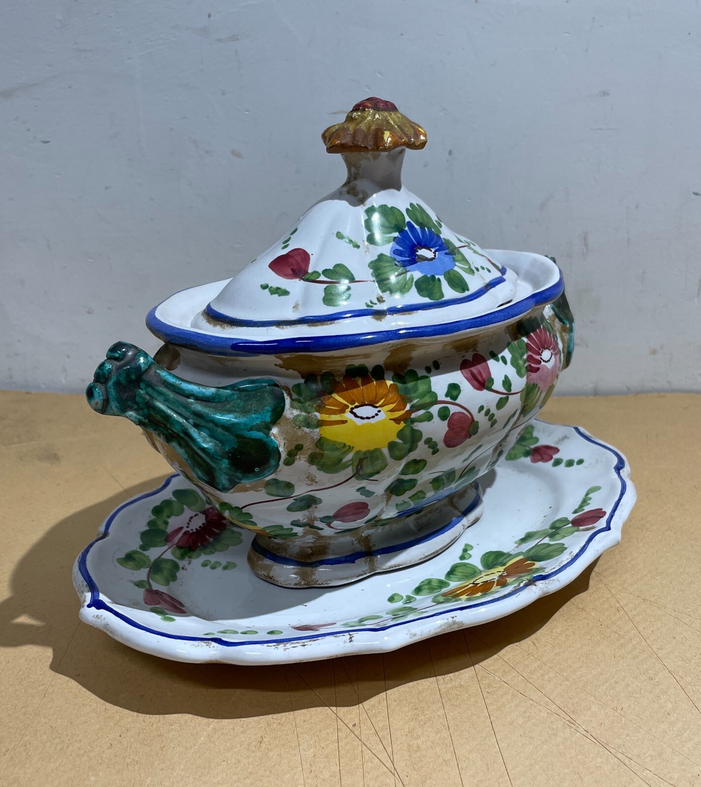 Abruzzo, Ceramiche Decorative E Da Collezione, Ceramista Pardi, Castelli, Decoro Floreale