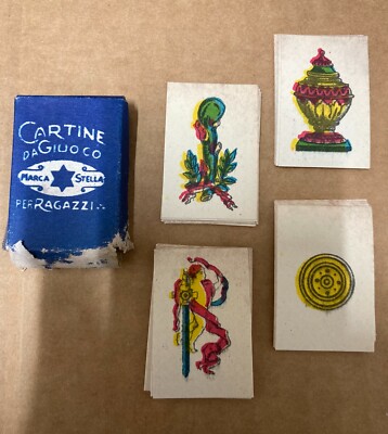 Giochi Per Ragazzi: Mini Carte Da Gioco Marca Stella