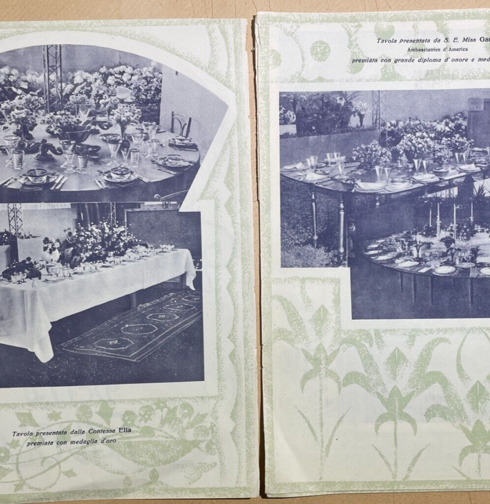 Estetica Della Tavola: Decorazioni Floreali, Nobiltà E Pubblicitaria Fotografica
