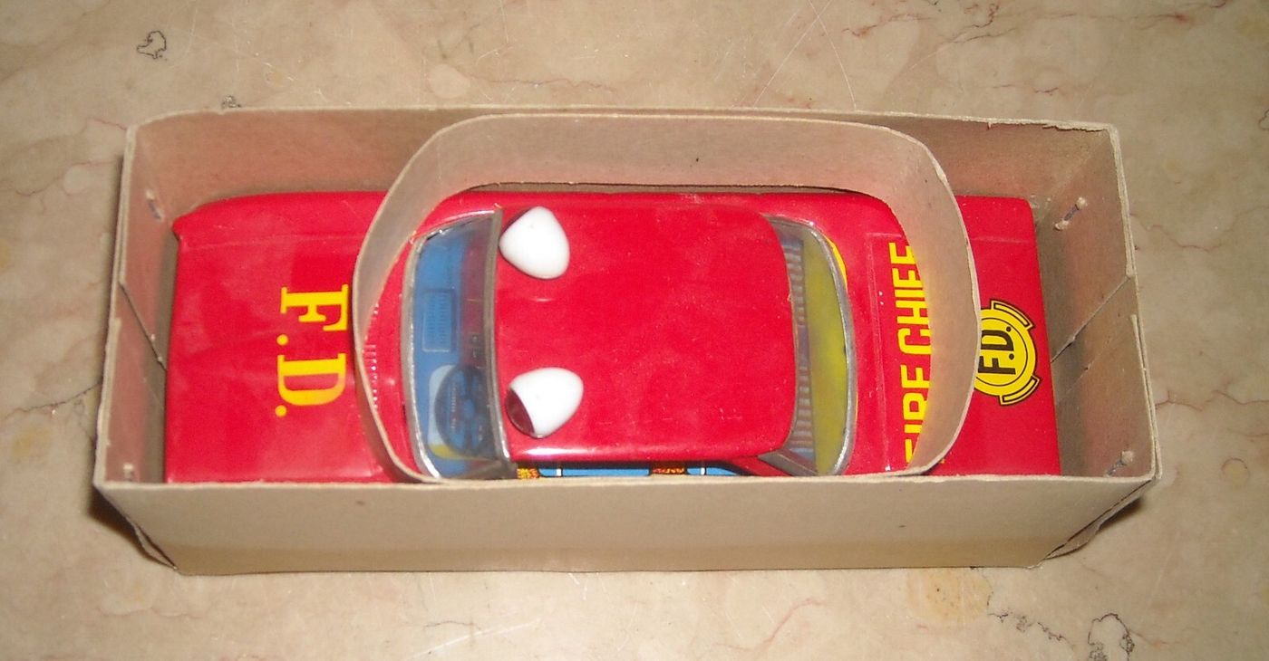 Giocattolo Da Collezione, Pompieri, Vigili Del Fuoco, Automobilina