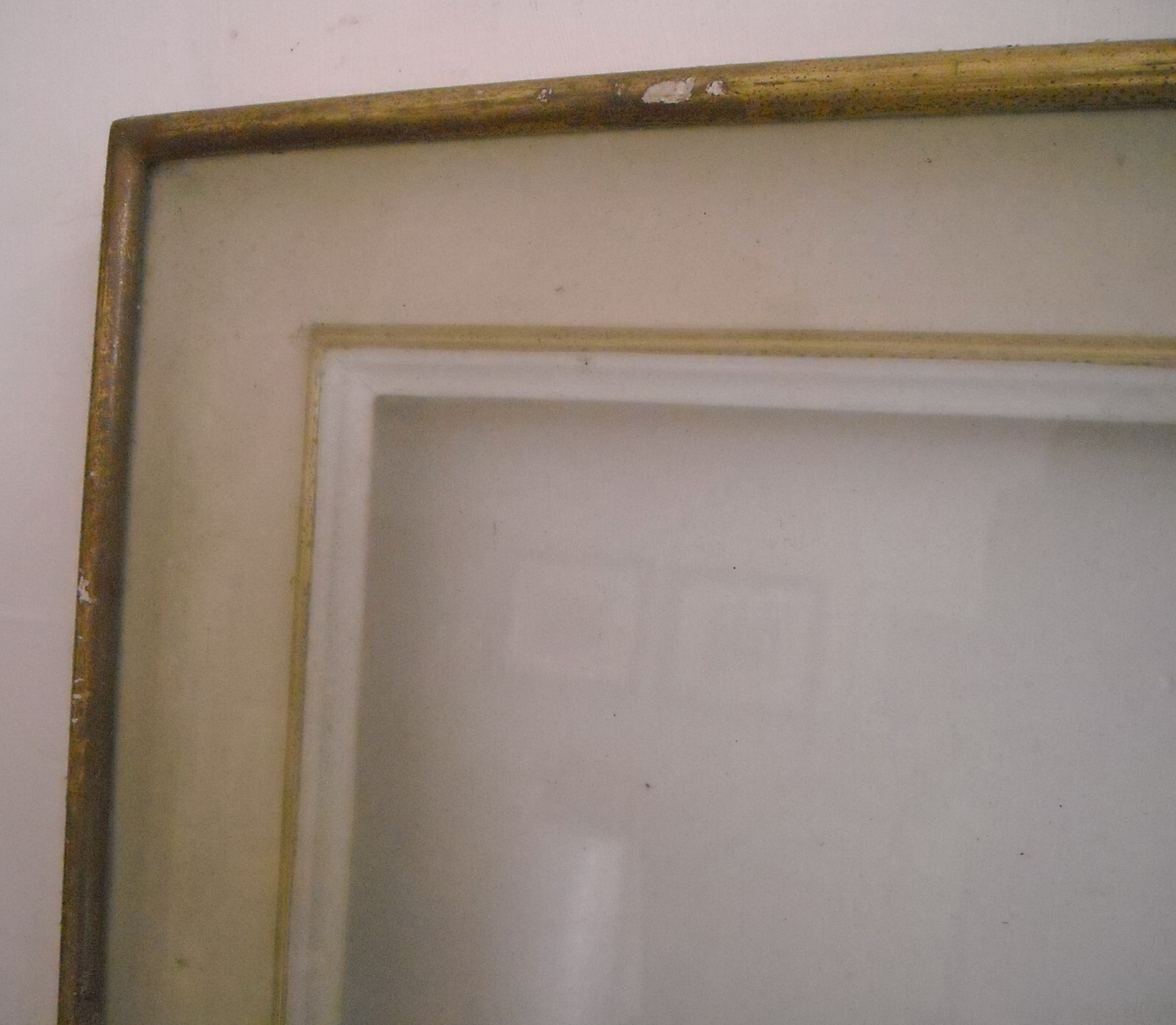 Cornice d'Epoca In Legno Laccato E Dorato