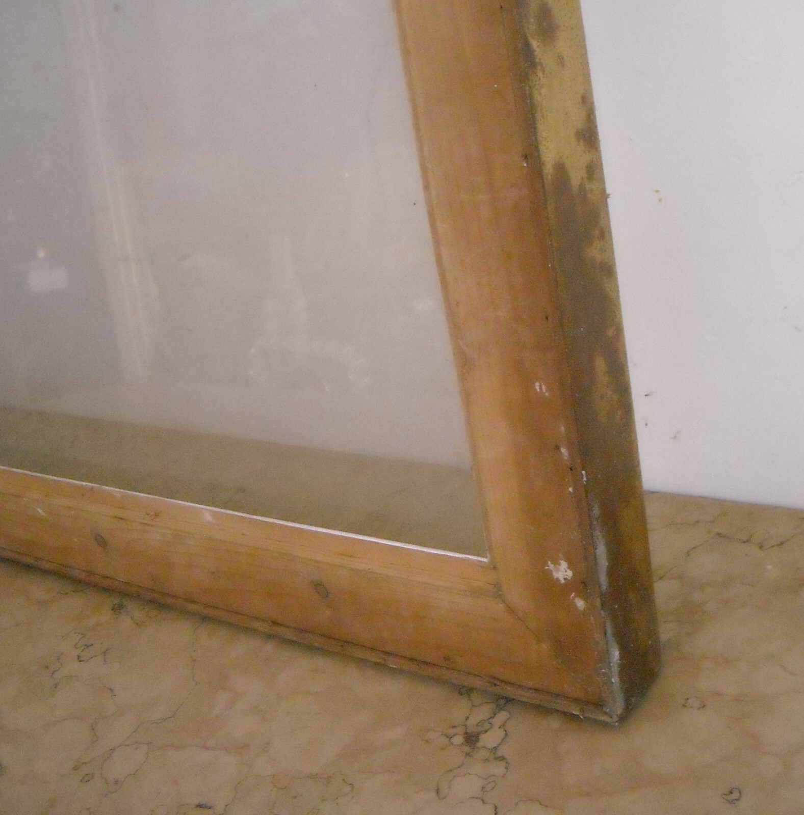 Cornice d'Epoca In Legno Laccato E Dorato