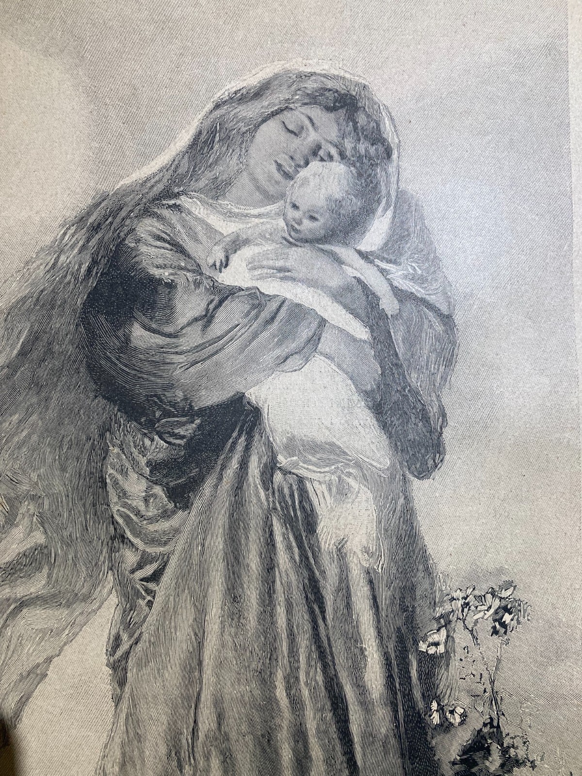 Ora Pro Nobis: Antica Illustrazione Di Paolo Vetri (da Domenico Morelli)