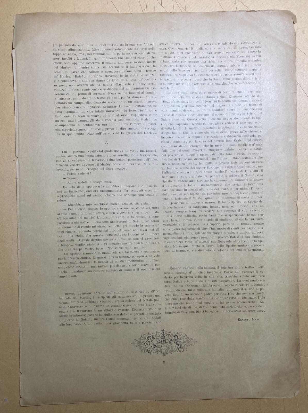 Ora Pro Nobis: Antica Illustrazione Di Paolo Vetri (da Domenico Morelli)