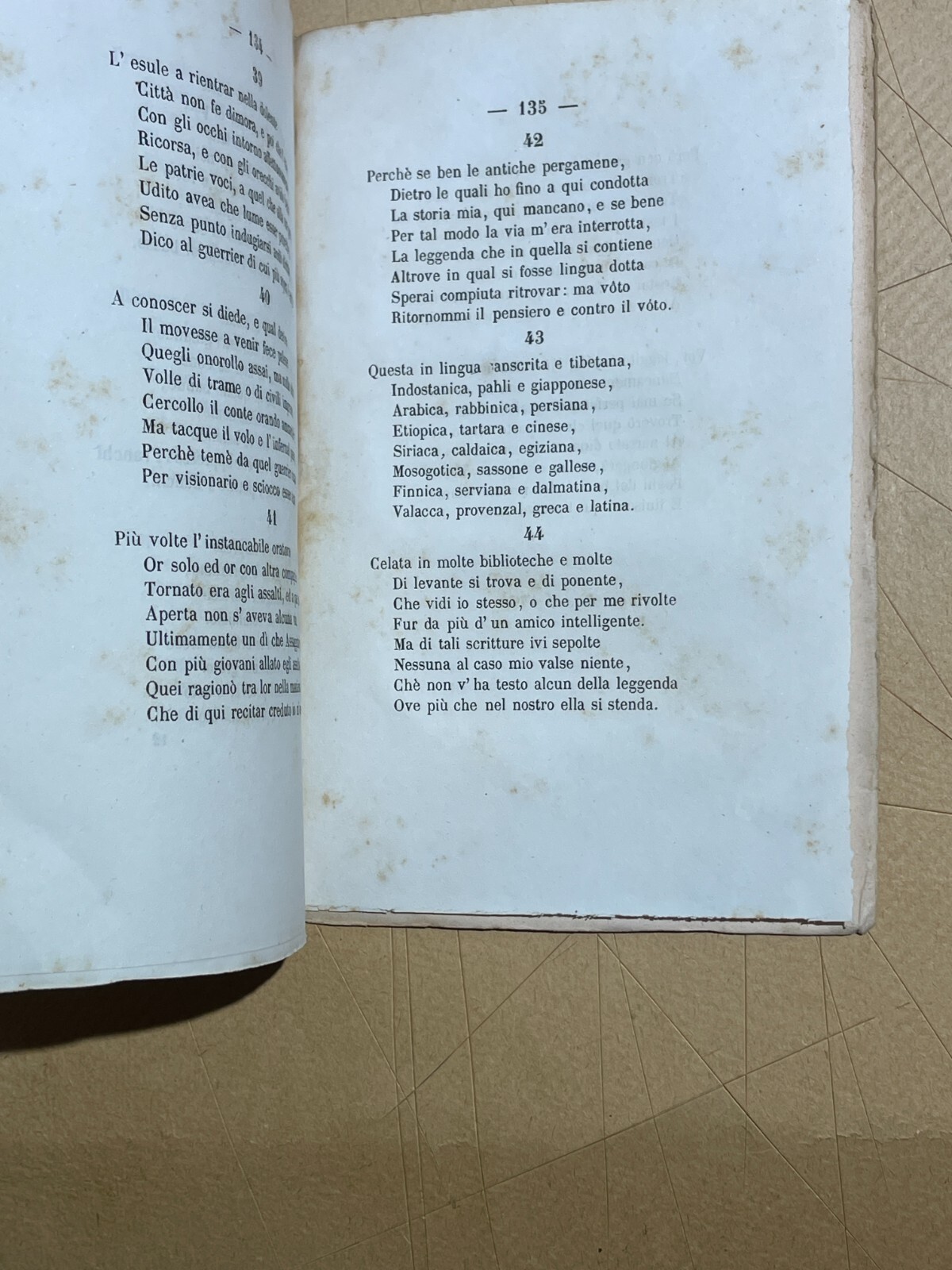 Giacomo Leopardi, Paralipomeni Della Batracomiomachia. Antica Edizione, 1842