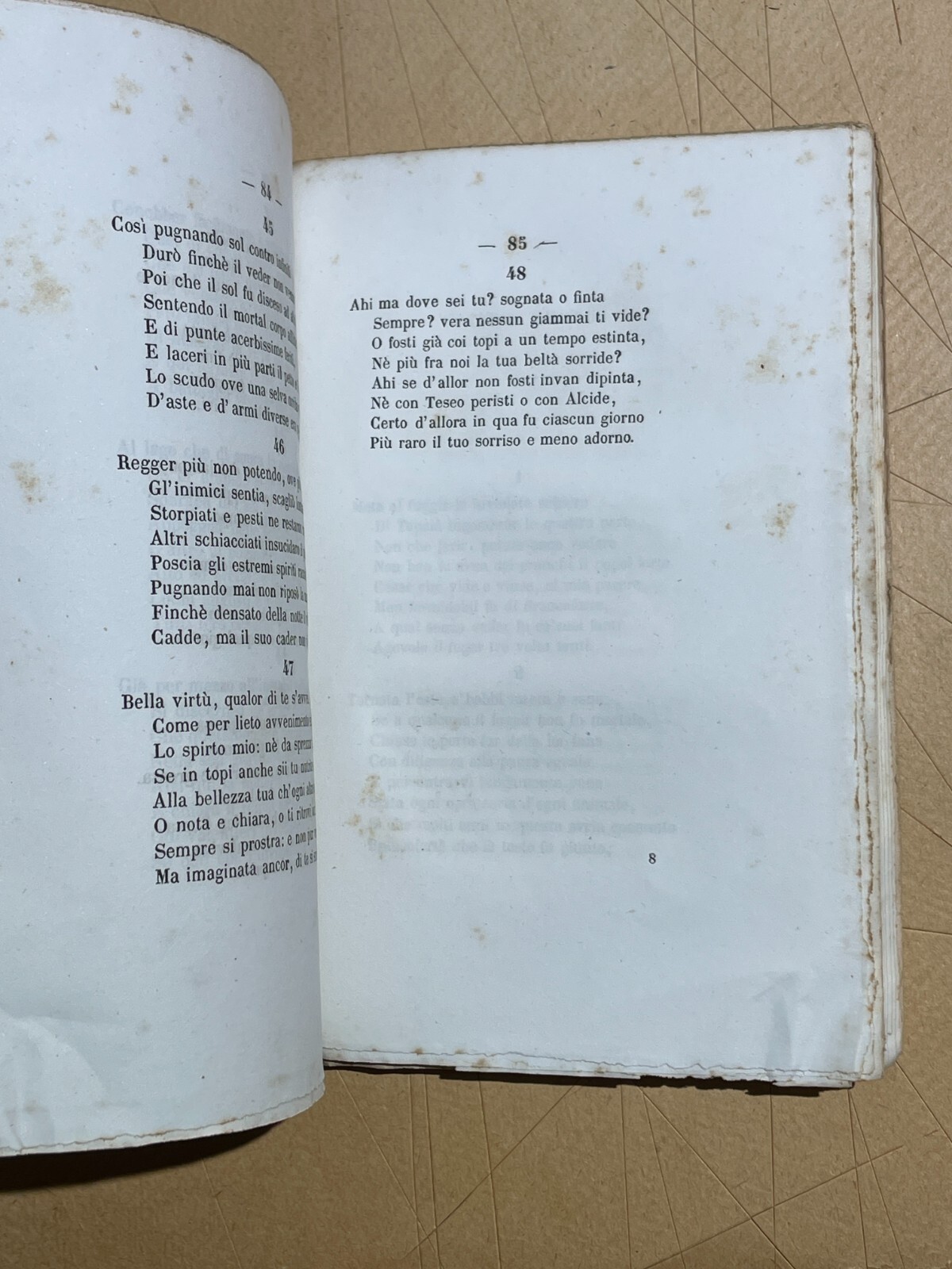 Giacomo Leopardi, Paralipomeni Della Batracomiomachia. Antica Edizione, 1842