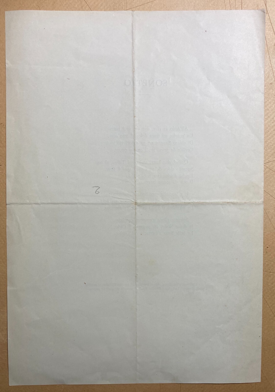 Araldica, Nobiltà, Ordine Gerosolmitano: Nozze Conte Pecci Zaccheo, 1880, Sonetto