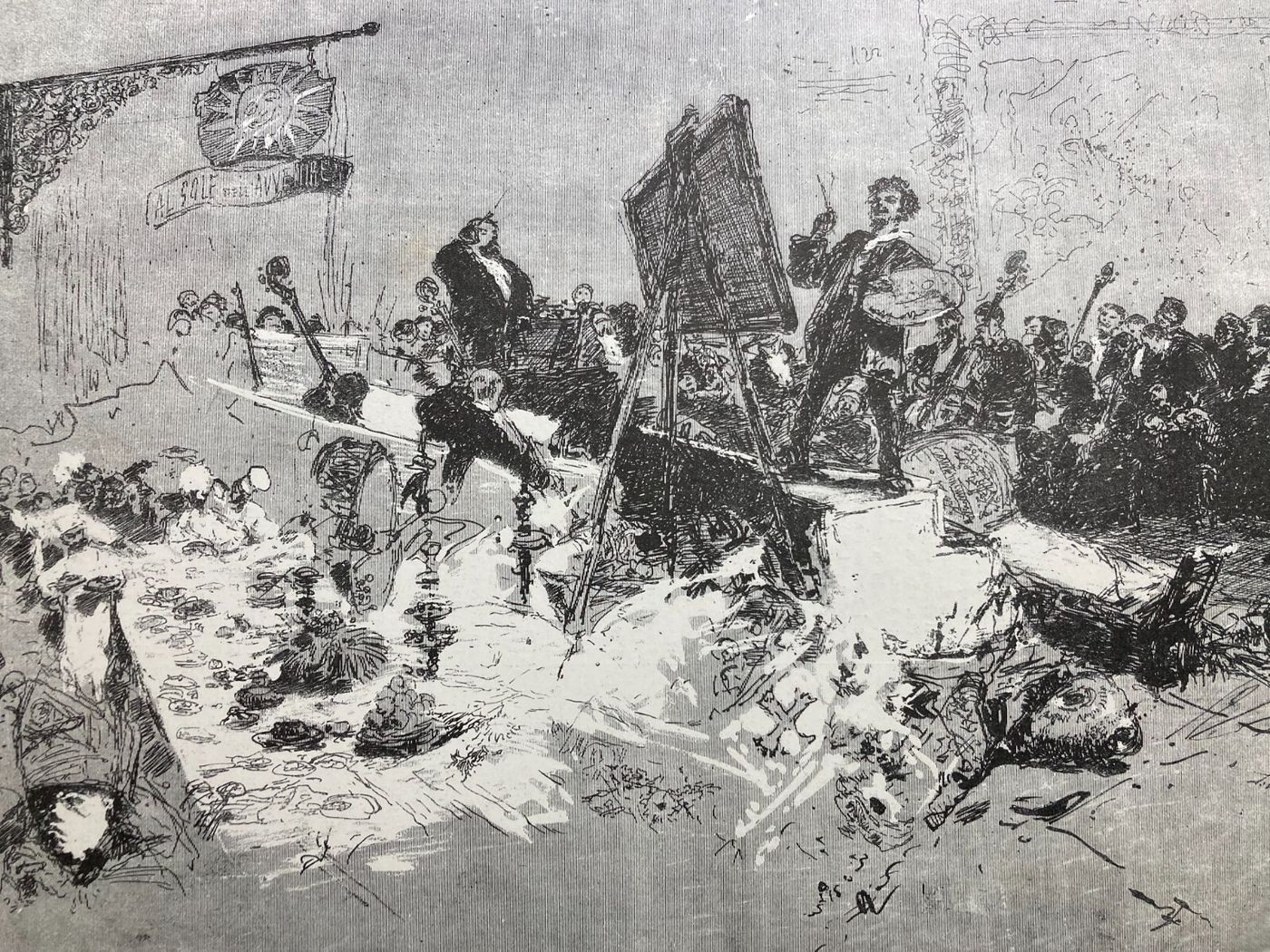 Arte   Esposizione Di Torino, 1880   Illustrazione Del Pittore Paolo Vetri