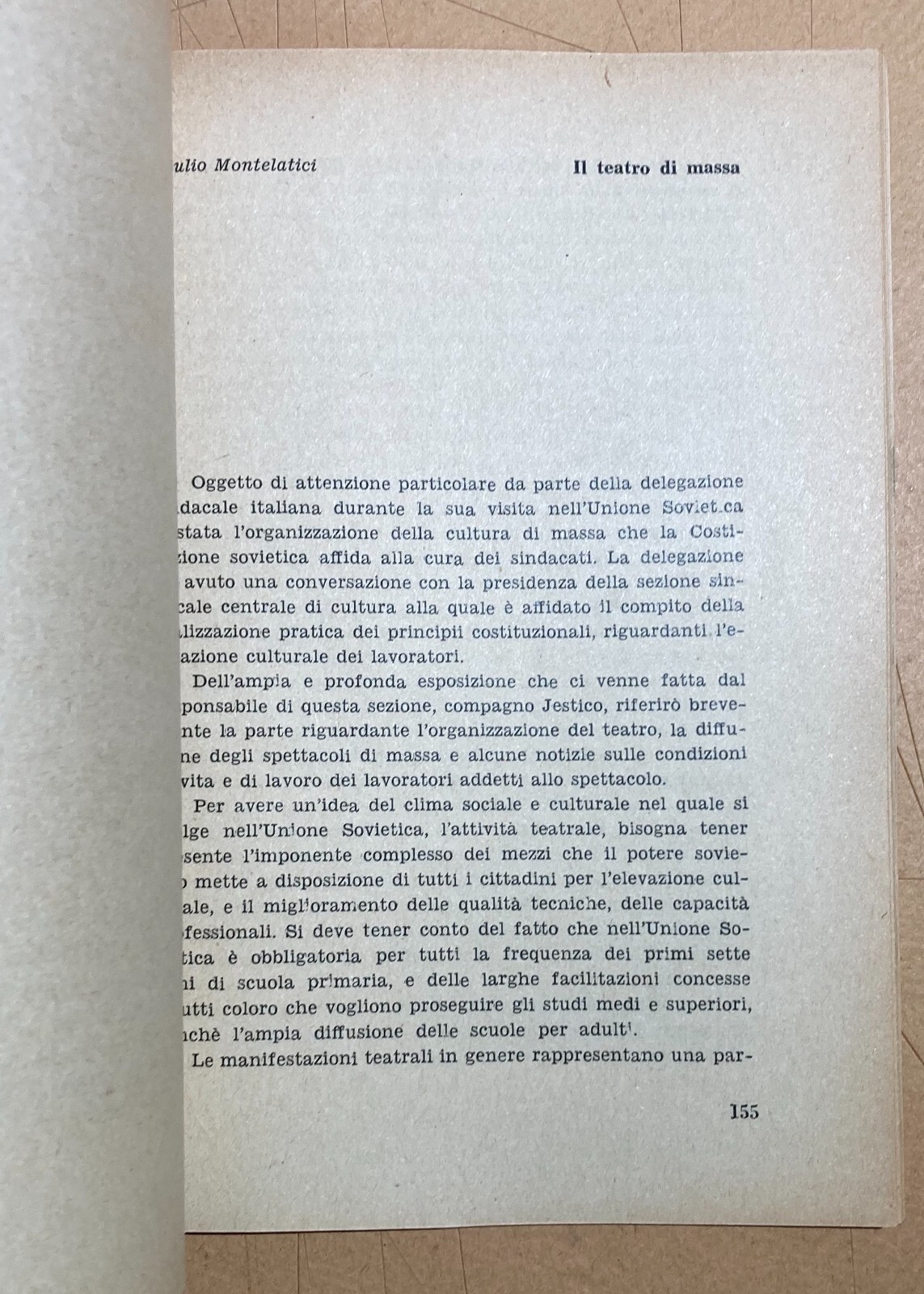 Politica, Economia, Comunismo: Comunisti Italiani, CGIL, Di Vittorio In Russia (1951)