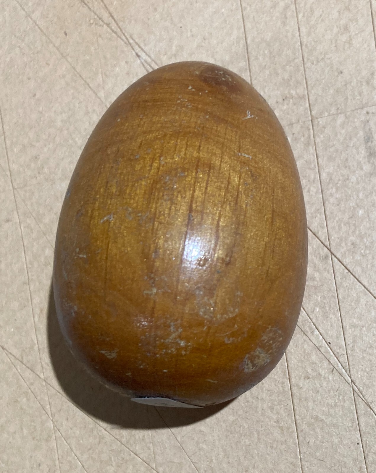 Ebanisteria, Uovo Decorativo In Legno Tornito