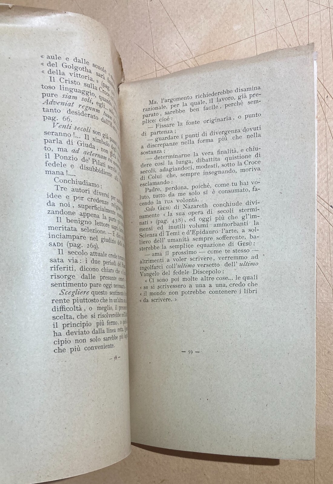 Teologia: Harnack, Loisy, Rosadi   Studio Critico Di Giuseppe d'Angelo, 1904